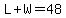 L%2BW=48