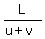 L%2F%28u%2Bv%29