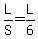 L%2FS+=+L%2F6