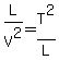 L%2FV%5E2=T%5E2%2FL
