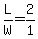 L%2FW=2%2F1