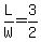 L%2FW=3%2F2