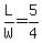 L%2FW=5%2F4