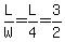 L%2FW=L%2F4=3%2F2