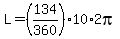 L=%28134%2F360%29%2A10%2A2pi
