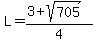 L=%283%2Bsqrt%28705%29%29%2F4