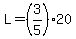 L=%283%2F5%2920