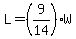 L=%289%2F14%29W