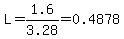 L=1.6%2F3.28=0.4878