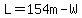 L=154m-W