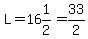 L=16%261%2F2=33%2F2