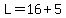 L=16%2B5
