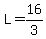L=16%2F3
