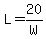 L=20%2FW