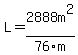 L=2888m%5E2%2F76m