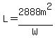 L=2888m%5E2%2FW