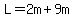 L=2m%2B9m