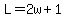 L=2w%2B1