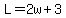 L=2w%2B3