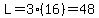 L=3%2816%29=48