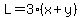 L=3%28x%2By%29