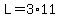 L=3%2A11