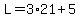 L=3%2A21%2B5