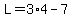 L=3%2A4-7