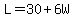 L=30%2B6W