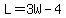 L=3W-4