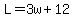 L=3w%2B12