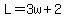 L=3w%2B2