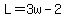 L=3w-2