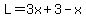 L=3x%2B3-x