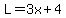 L=3x%2B4