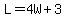 L=4W%2B3