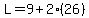 L=9%2B2%2826%29