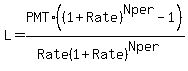 L=PMT%2A%28%281%2BRate%29%5ENper-1%29%2F%28Rate%281%2BRate%29%5ENper%29
