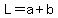 L=a%2Bb