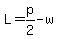 L=p%2F2-w