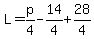 L=p%2F4-14%2F4%2B28%2F4