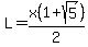 L=x%281%2Bsqrt%285%29%29%2F2