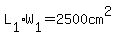 L%5B1%5D%2AW%5B1%5D=2500cm%5E2