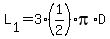 L%5B1%5D=3%2A%281%2F2%29pi%2AD