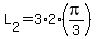 L%5B2%5D=3%2A2%2A%28pi%2F3%29