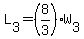 L%5B3%5D=%288%2F3%29W%5B3%5D