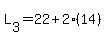 L%5B3%5D=22%2B2%2814%29