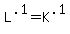 L%5E.1+=+K%5E.1