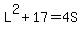 L%5E2%2B17=4S