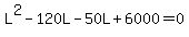 L%5E2-120L-50L%2B6000=0